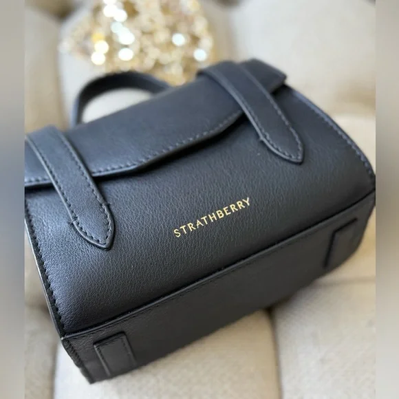 新品同様　STRATHBERRY　ショルダーバッグ　2way　スモール　ロゴ刻印 1732721130-strathberry-mosaic-